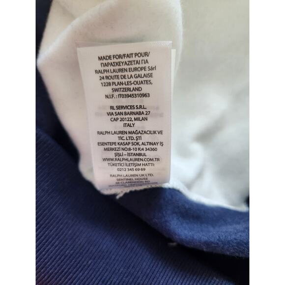 NWT Polo Ralph Lauren Polo Bear Colorblocked Fleece Hoodie SizeXXL #2G414 - Picture 15 of 15